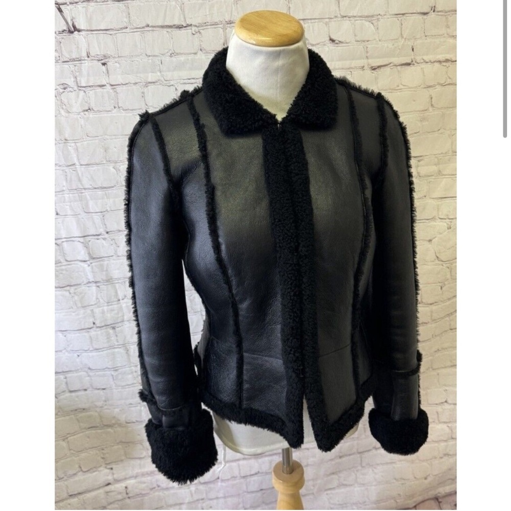 Akris Punto leather jacket